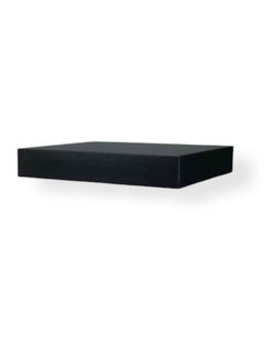 Buy Black wall shelf 40x25 cm in Saudi Arabia