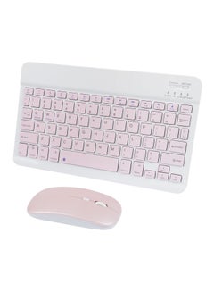 Buy Wireless Bluetooth Keyboard and Mouse Set 78 Keys Cordless Rechargeable Keyboard and Mouse Combo in Saudi Arabia