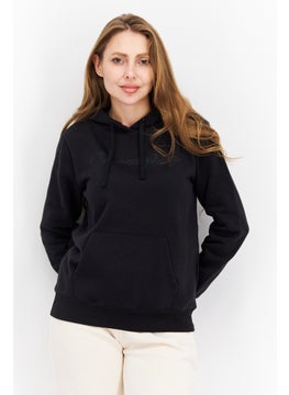 Buy Women Sportswear Fit Long Sleeve Training Sweatshirt, Black in UAE