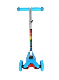 Buy New 3 Wheels Kids Scooter With Lighted Wheels Height Adjustable For Boys Or Girls Over 3 Years Old in Saudi Arabia