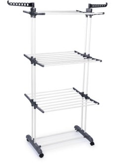 اشتري Delcasa 3Tiers Garment Rack Cloth Dryer Multi Purpose Cloth Drying Stand في الامارات