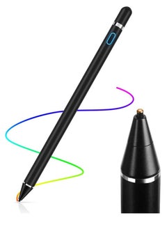 Buy Stylus Pens for Touch Screens, 1.45mm High Precision and Sensitivity Point iPad Pencil Fine Point Active Smart Digital Pen for Tablet Work at iOS and Android Touch Screen in UAE