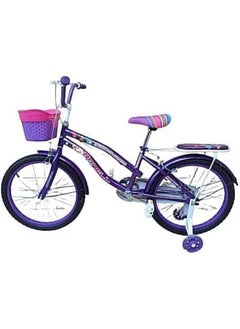 Buy Girls bike size 20 for children 1 speed with basket and kickstands in Egypt