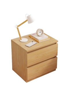 اشتري Sharpdo Nightstands Simple Modern Bedroom Bedside Table Solid Wood Minimalist Multi-function Light Luxury Style Bedside Storage Small Cabinet في السعودية