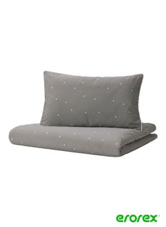 Buy Duvet Cover 1 Pillowcase For Cot Dot Pattern 110X125/35X55 Cm in Saudi Arabia