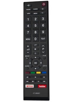 اشتري New Replacement Remote Control, Remote Control Fit, Universal Remote Control Compatible with Toshiba LED LCD TV 32L5995 32L5997 43L5995 43L5997 43L5965 49L5965 49L5995 في الامارات