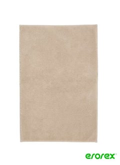 Buy Bath mat light beige 50x80 cm in Saudi Arabia