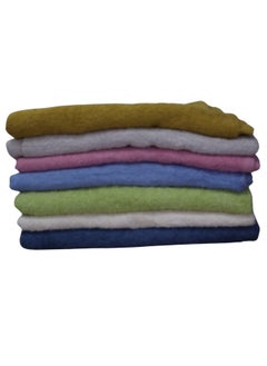 Buy 4 Piece Bath Towel Set Super Absorbent and Quick Dry Made of 100% Cotton Terry Fabric 400 GSM Size 75X135cm in Saudi Arabia