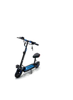 Buy V10 Pro Blue max speed 35km h Fast Speed E scooter 38v 1000w strong powerful electric scooter foldable 10 inch electric scooter in UAE