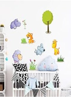 Buy Decorative kids room sticker - Joyful animals (60x120cm) in Egypt