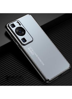 Buy HuHa Case Cover Compatible For Huawei P60 Pro Frosted Metal Phone Case Blue in Saudi Arabia
