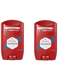 Buy Two pieces of Whitewater Deodorant Stick 2*50ml in Saudi Arabia
