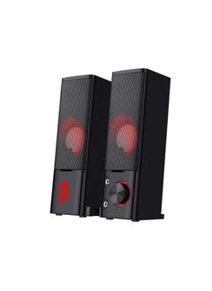 Buy Orpheus PC Gaming Speakers, 2.0 Channel Stereo, Desktop Computer Sound Bar, With Compact Maneuverable Size, 3W x 2 Maximum Power, Black in UAE