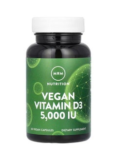 Buy Vegan Vitamin D3 5,000 IU 60 Vegan Capsules in Saudi Arabia