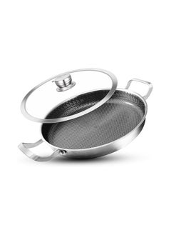 Buy soup pot stainless, High-Quality Stainless Steel Soup Pot - Food Grade, Safe & Healthy - Fashionable Design with Simple, Clear Appearance (26 CM) in Egypt