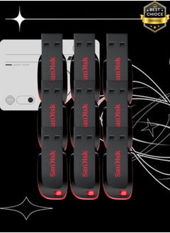 Buy 9 Pieces SanDisk Curzer Blade USB 2.0 Flash Drive 32GB in Saudi Arabia