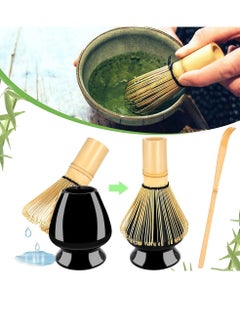 Buy 3-Piece Bamboo Matcha Tea Whisk Set in UAE