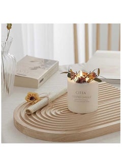 Buy Soy Scented Home Décor Candle Long Lasting Fragrance Aromatherapy Candles Gifts for Women in Saudi Arabia