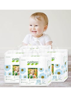Buy Nateen Premium Care Baby Pants Diapers,Size 6(15+kg),XXL Baby Pull Ups,80 Count Diaper Pants,Super Absorbent,Ultra Thin Baby Diapers Pants. in UAE