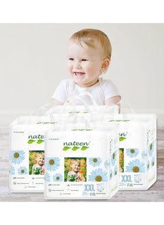 Buy Nateen Premium Care Baby Pants Diapers,Size 6(15+kg),XXL Baby Pull Ups,80 Count Diaper Pants,Super Absorbent,Ultra Thin Baby Diapers Pants. in UAE