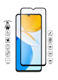 Buy Matte Glass Full Coverage Screen Protector for Honor X7 4G Clear/Black in UAE