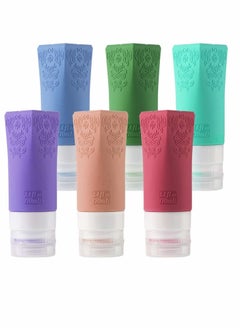 اشتري 6 Pcs Cosmetic Travel Containers Set 70 ml Travel Bottles Leakproof في السعودية