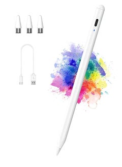 Buy Stylus Pen for iPad 9th&10th Gen, Apple Pencil 2nd Generation, 2X Fast Charge Apple Pen for iPad 2018-2023, iPad Pencil for iPad Pro 11/12.9 3/4/5 Gen, iPad Mini 5/6, iPad 6/7/8, iPad Air 3/4/5,White in Egypt