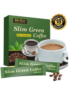 اشتري قهوة التخسيس الخضراء، مسحوق أعشاب طبيعية للتحكم في النظام الغذائي وفقدان الوزن ،قهوة الجانوديرما للتنحيف,18مغلف في السعودية