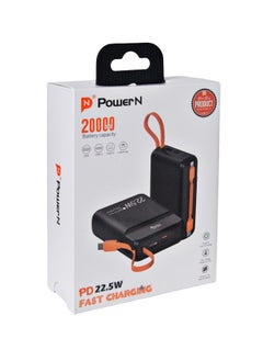 اشتري Power Bank 20000mAh with Type-C and Lightning Cables - PD/QC في السعودية