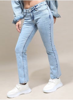 اشتري Mid Rise Bootcut Stretchable Jeans في السعودية