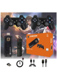 Buy Presenting the Ultimate Gaming Experience: 10,000 Pre-installed Games, 8K & 4K Video, Quad-core Power, Wireless Controller - Android TV Box & Retro Game Stick Dual System in UAE