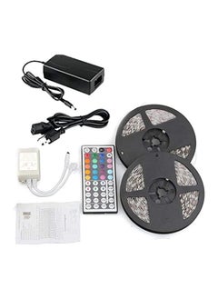 Buy LED Ten Meter Strip Lights With Remote Control 5050 And Adhesive Tape Multicolour in Egypt