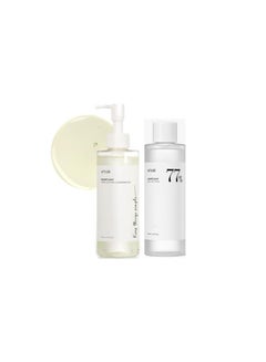 Buy Anua Heartleaf 77% Soothing Toner 250 ml and  ANUA Heartleaf Pore Control Cleansing Oil 200 ml in UAE