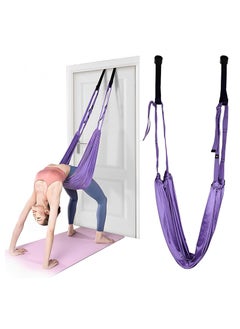 Buy Aerial Yoga Strap Aerial Silk Fabric Yoga Swing Yoga Hammock for Antigravity Yoga Inversion Yoga Stretching Strap and Home Equipment for Ballet and Dance in Saudi Arabia