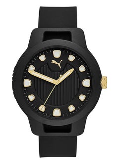 Buy Reset V1 Analog Quartz Watch for Men With Black Silicone Band- 3 ATM - P5033 in UAE