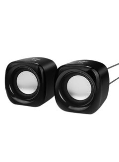 Buy Computer Speakers, 6W PC Powered Speakers USB Speaker Monitor Speakers for Desktop Computer/PC/Laptop Gaming Speaker in UAE