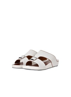 Buy Kids White Arabic Slipper in UAE