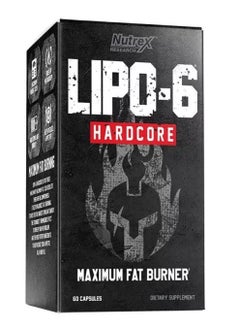 اشتري LIPO-6 Hardcore Maximum Fat Burner 60 Capsules في الامارات