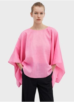 Buy Cape Sleeve Mesh Top in UAE