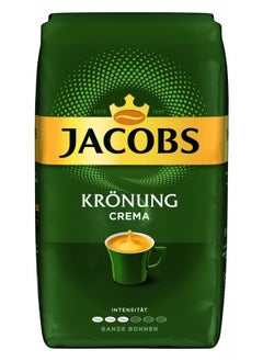 Buy Jacobs Kronung Crema Whole Bean Coffee 1000 Gram / 35.2 Ounce (Pack of 1) in UAE