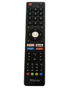 Buy Wansa Smart Tv Remote Control Black in Saudi Arabia