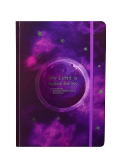 Buy A5 Galaxy Notebook 80 Sheets (Purple) in Egypt