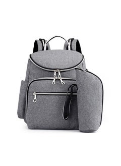 اشتري Autumn New Canvas Backpack Female Large Capacity USB Mummy Bag Multi-function Baby Bottle Diaper Backpack في الامارات