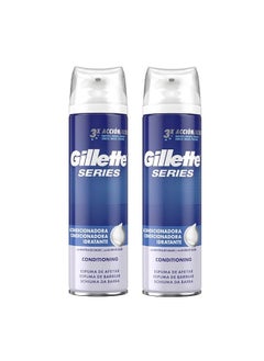 Buy Series Conditioning Shaving Foam 250ml Pack of 2 in UAE