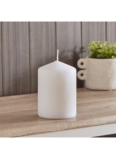 Buy Luna Pillar Candle 10x10x15 cm in Saudi Arabia