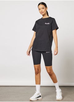 Buy Granito Logo Print Shorts And T-Shirt Set in UAE