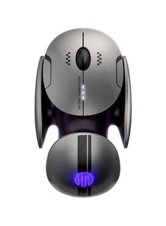 Buy Starship Wireless Mouse with USB&Type C 2-in-1 Receiver, Rechargeable, Silent Click, Optical, Cordless Mouse, for Laptops, PCs, Computers, MacBooks and All USB Type C Devices - Metallic Gray in Saudi Arabia