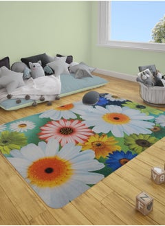 Buy Kids Room Rugs Non-Slip Carpet for Boy Girl Bedroom 150x200 cm in UAE