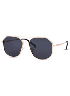 اشتري Polarized Aviator Sunglasses For Men And Women Hexagon Fashion Designer Square Sunglasses في السعودية