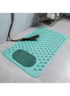 Buy Bath mat Non Slip Bath Mats for Inside Bath,Square Shower mat Slip,Square Shower mat with Suction Cups,with Drain Holes,with Bubbles and Suction Cups(Green, 50 * 80cm) in Saudi Arabia